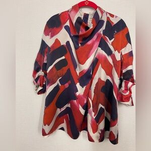 Armani Collezioni Abstract Patterned Women's Top